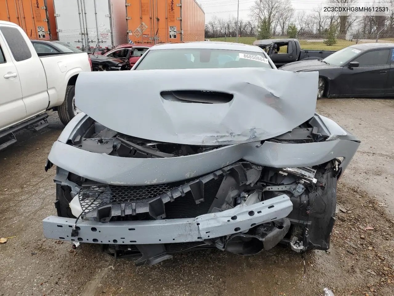 2021 Dodge Charger Gt VIN: 2C3CDXHG8MH612531 Lot: 86850804