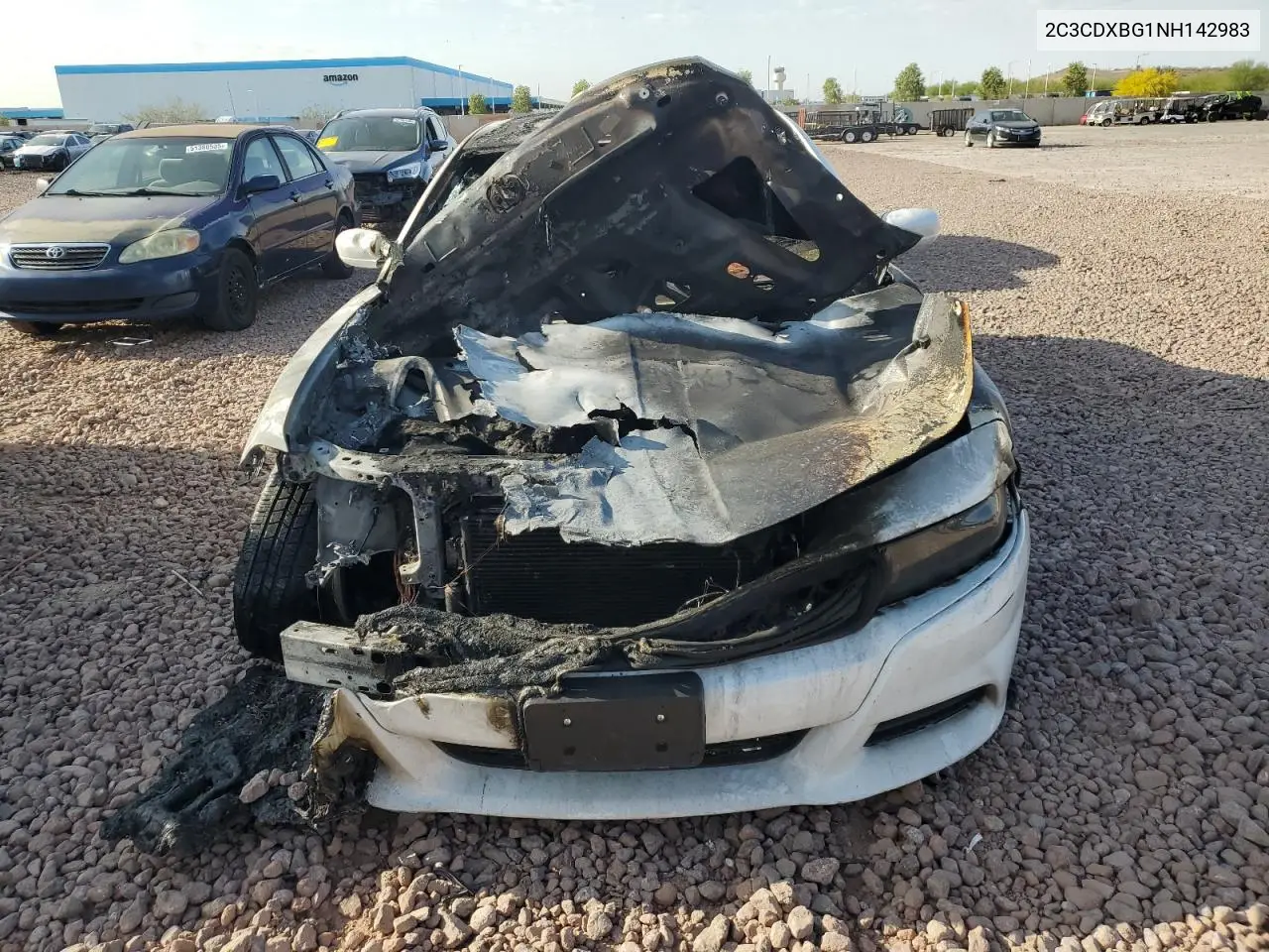 2022 Dodge Charger Sxt VIN: 2C3CDXBG1NH142983 Lot: 51631315