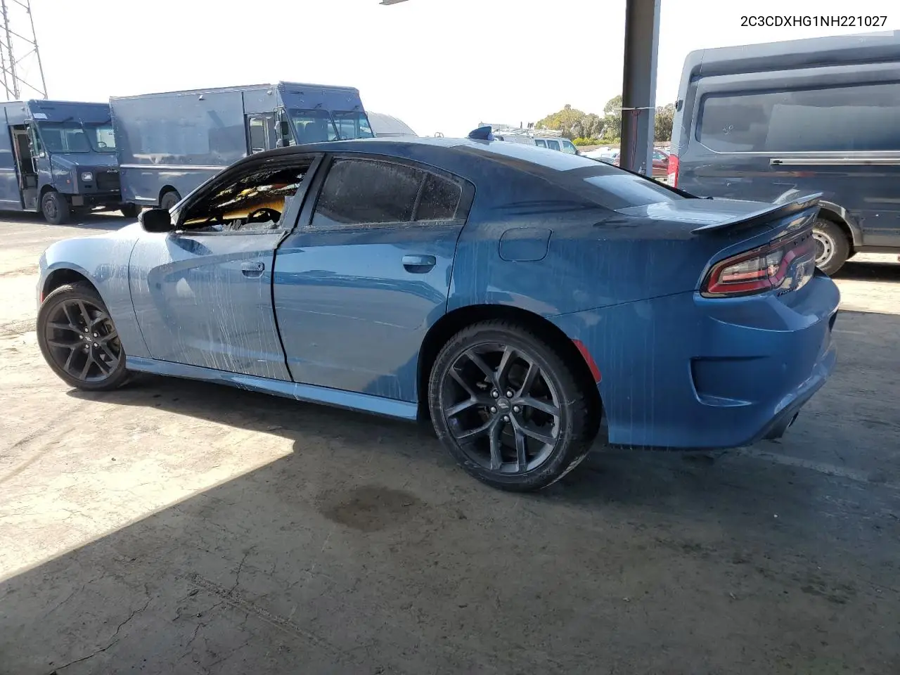 2022 Dodge Charger Gt VIN: 2C3CDXHG1NH221027 Lot: 52455775