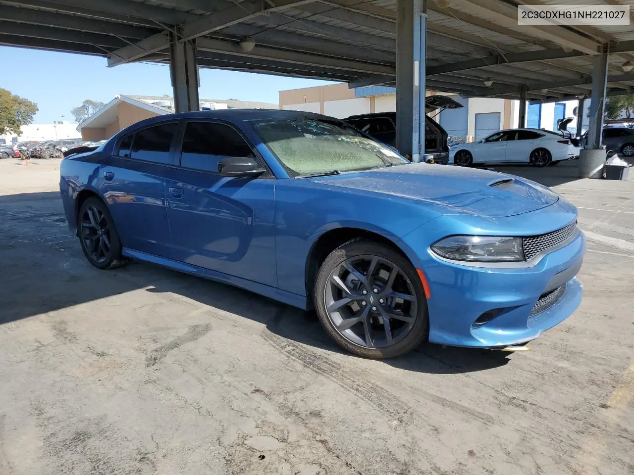 2022 Dodge Charger Gt VIN: 2C3CDXHG1NH221027 Lot: 52455775