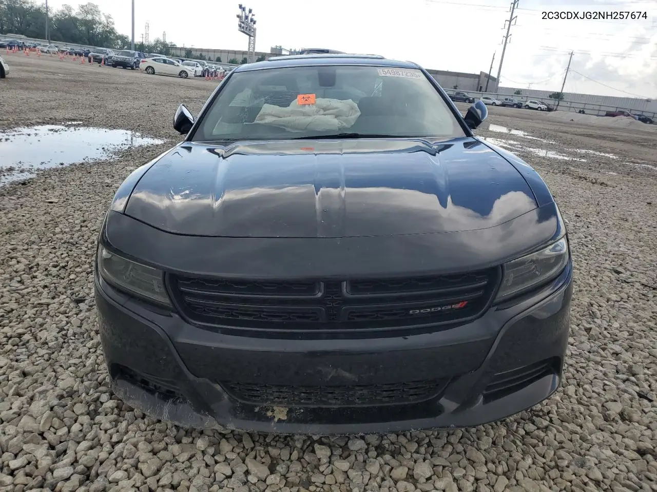2022 Dodge Charger Sxt VIN: 2C3CDXJG2NH257674 Lot: 54987235