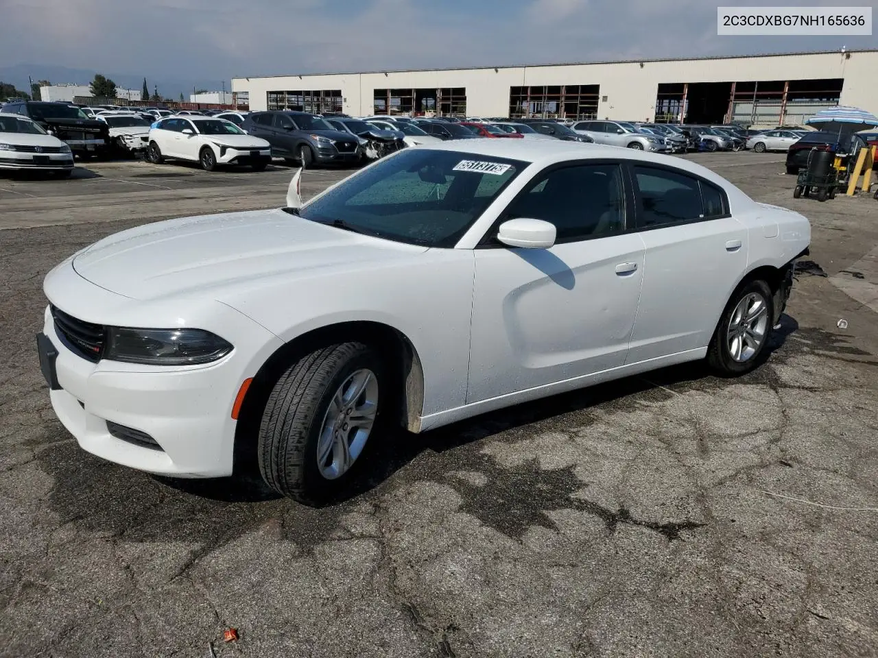 2022 Dodge Charger Sxt VIN: 2C3CDXBG7NH165636 Lot: 55173775