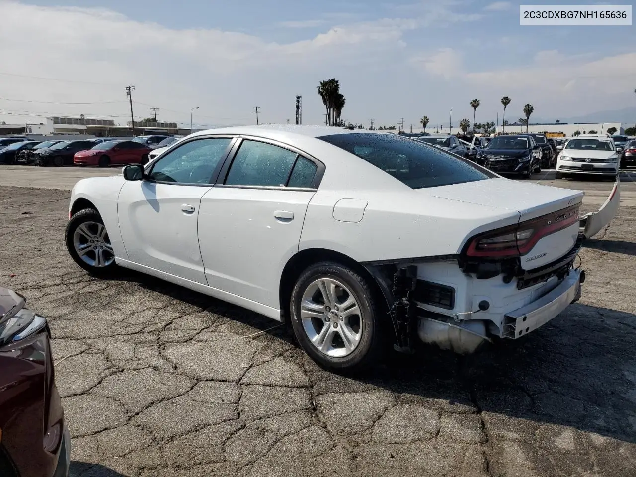 2022 Dodge Charger Sxt VIN: 2C3CDXBG7NH165636 Lot: 55173775