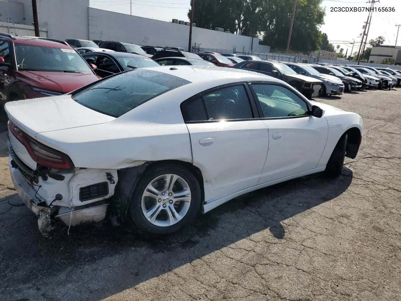 2022 Dodge Charger Sxt VIN: 2C3CDXBG7NH165636 Lot: 55173775