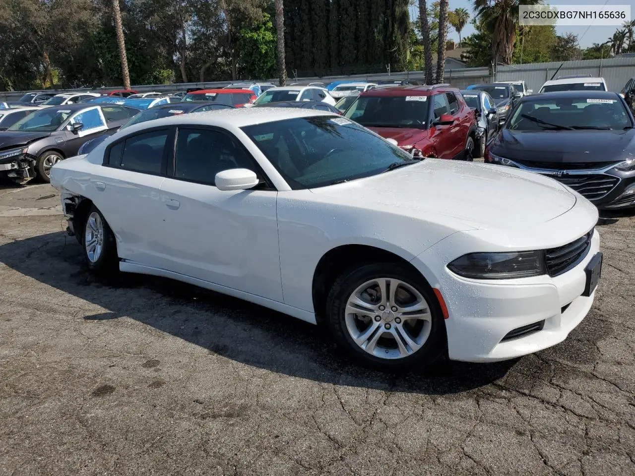 2022 Dodge Charger Sxt VIN: 2C3CDXBG7NH165636 Lot: 55173775