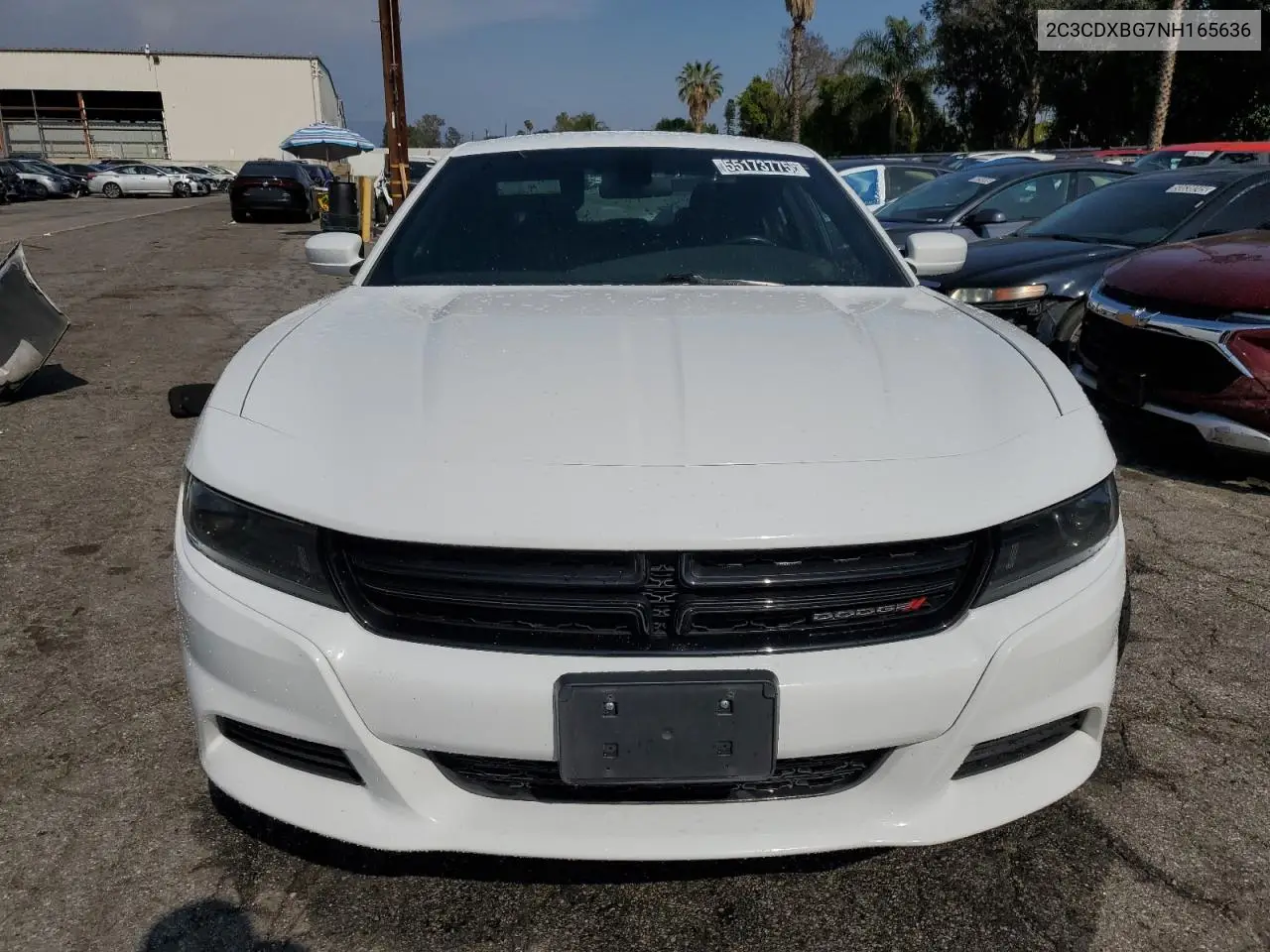 2022 Dodge Charger Sxt VIN: 2C3CDXBG7NH165636 Lot: 55173775