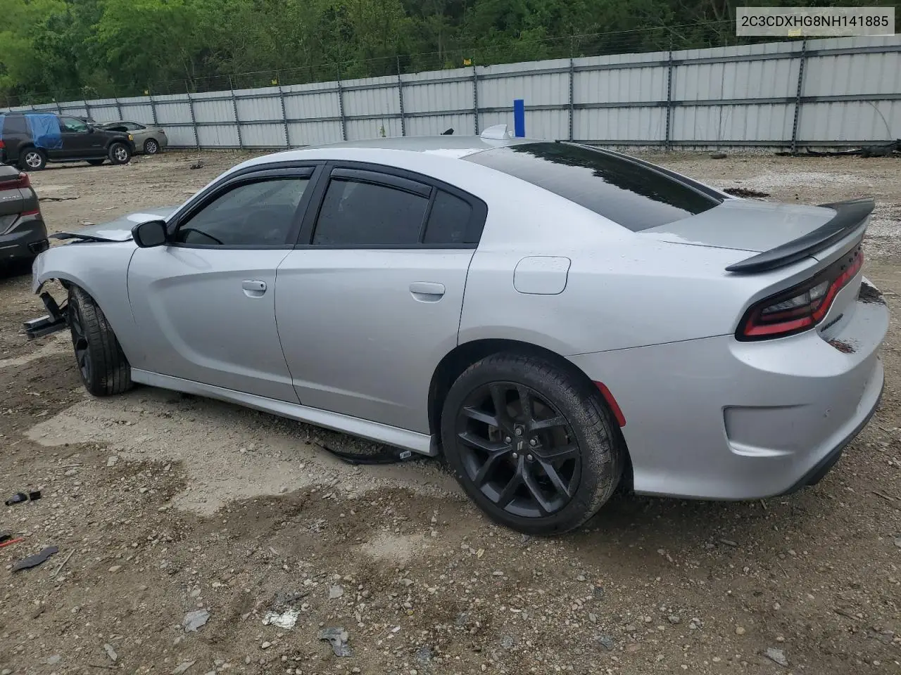 2022 Dodge Charger Gt VIN: 2C3CDXHG8NH141885 Lot: 55792815