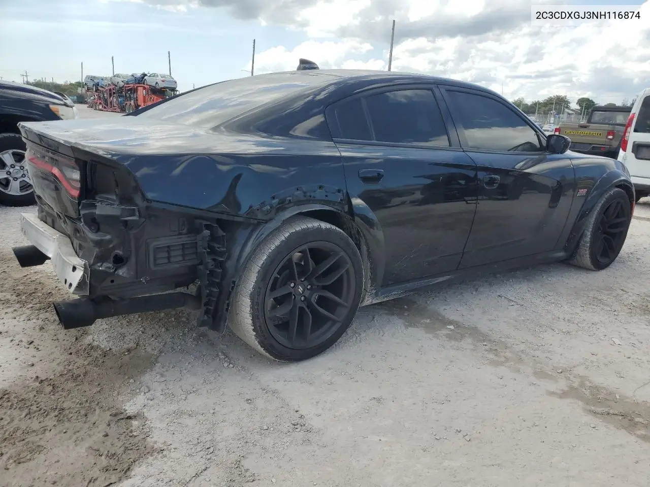 2022 Dodge Charger Scat Pack VIN: 2C3CDXGJ3NH116874 Lot: 56019215