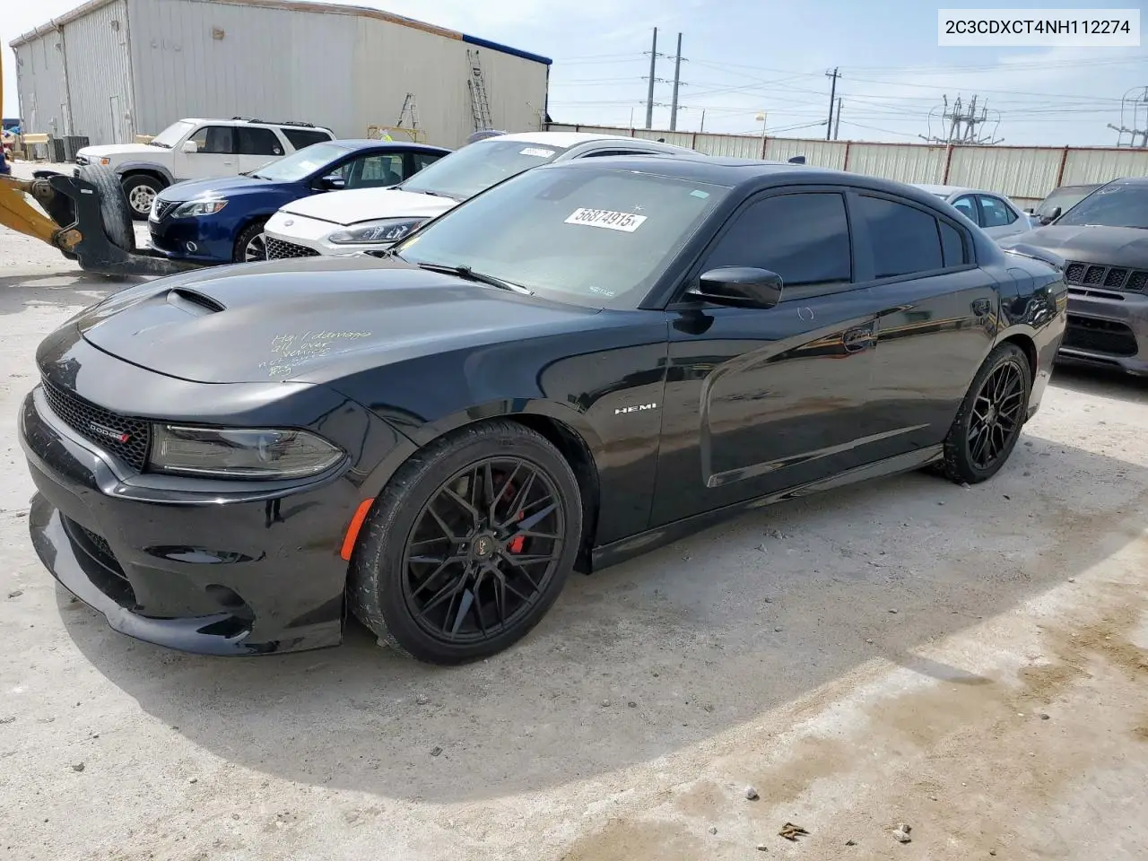 2022 Dodge Charger R/T VIN: 2C3CDXCT4NH112274 Lot: 56874915