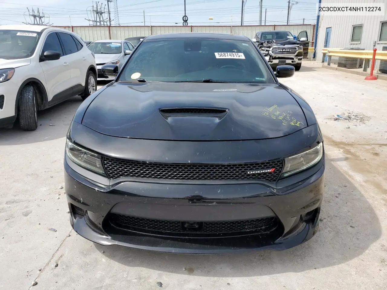2022 Dodge Charger R/T VIN: 2C3CDXCT4NH112274 Lot: 56874915