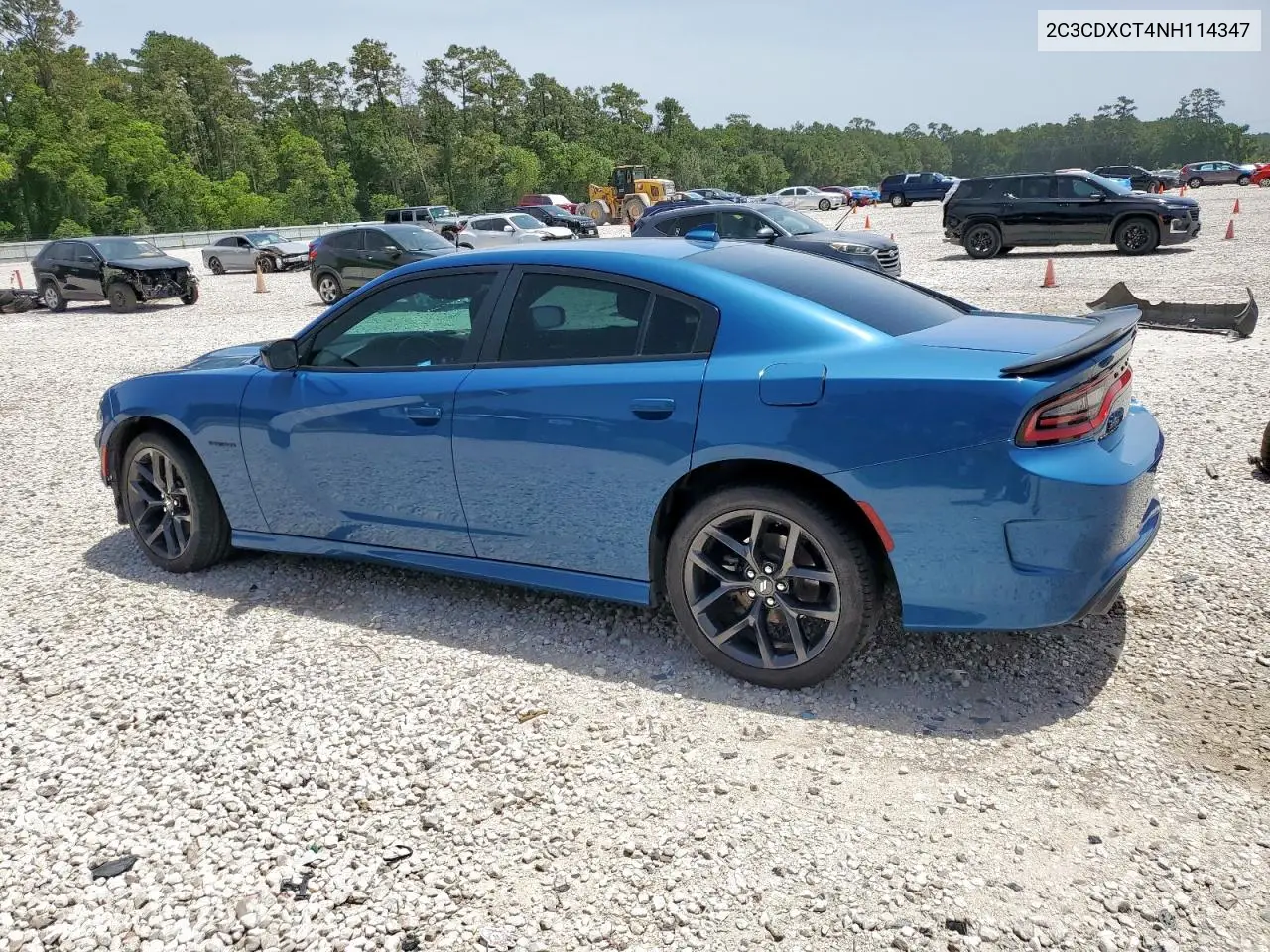 2022 Dodge Charger R/T VIN: 2C3CDXCT4NH114347 Lot: 56921165