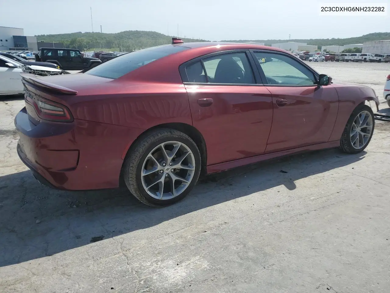 2022 Dodge Charger Gt VIN: 2C3CDXHG6NH232282 Lot: 57107605