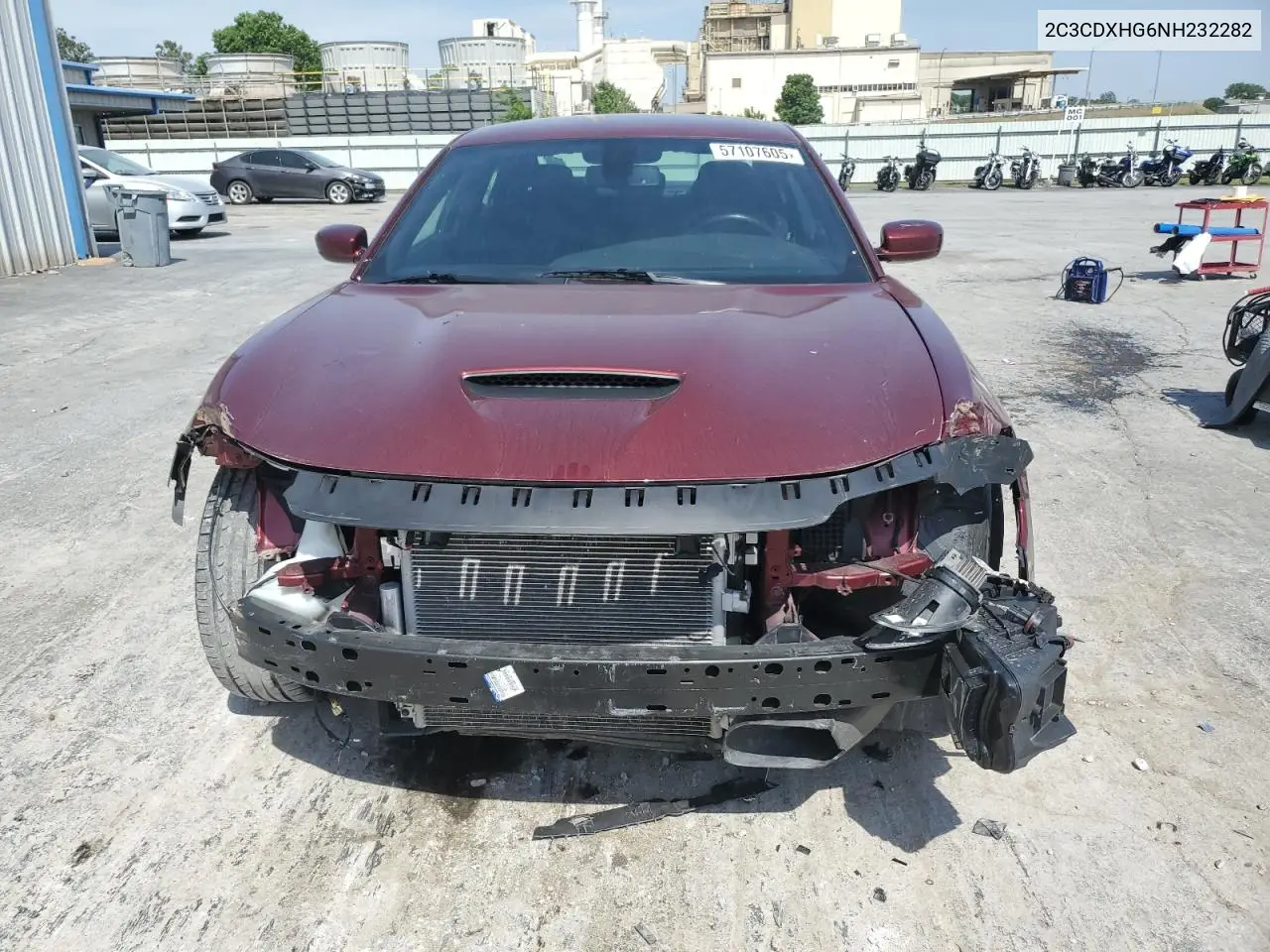 2022 Dodge Charger Gt VIN: 2C3CDXHG6NH232282 Lot: 57107605