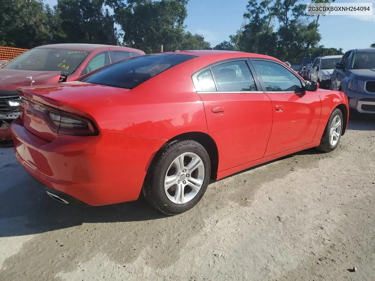 2022 Dodge Charger Sxt VIN: 2C3CDXBGXNH264094 Lot: 61732775