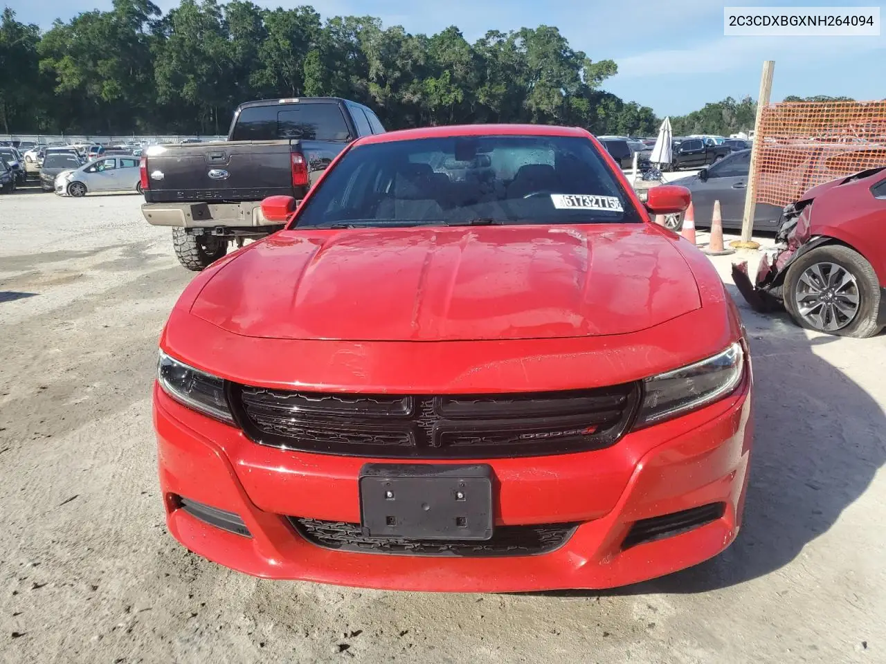 2022 Dodge Charger Sxt VIN: 2C3CDXBGXNH264094 Lot: 61732775