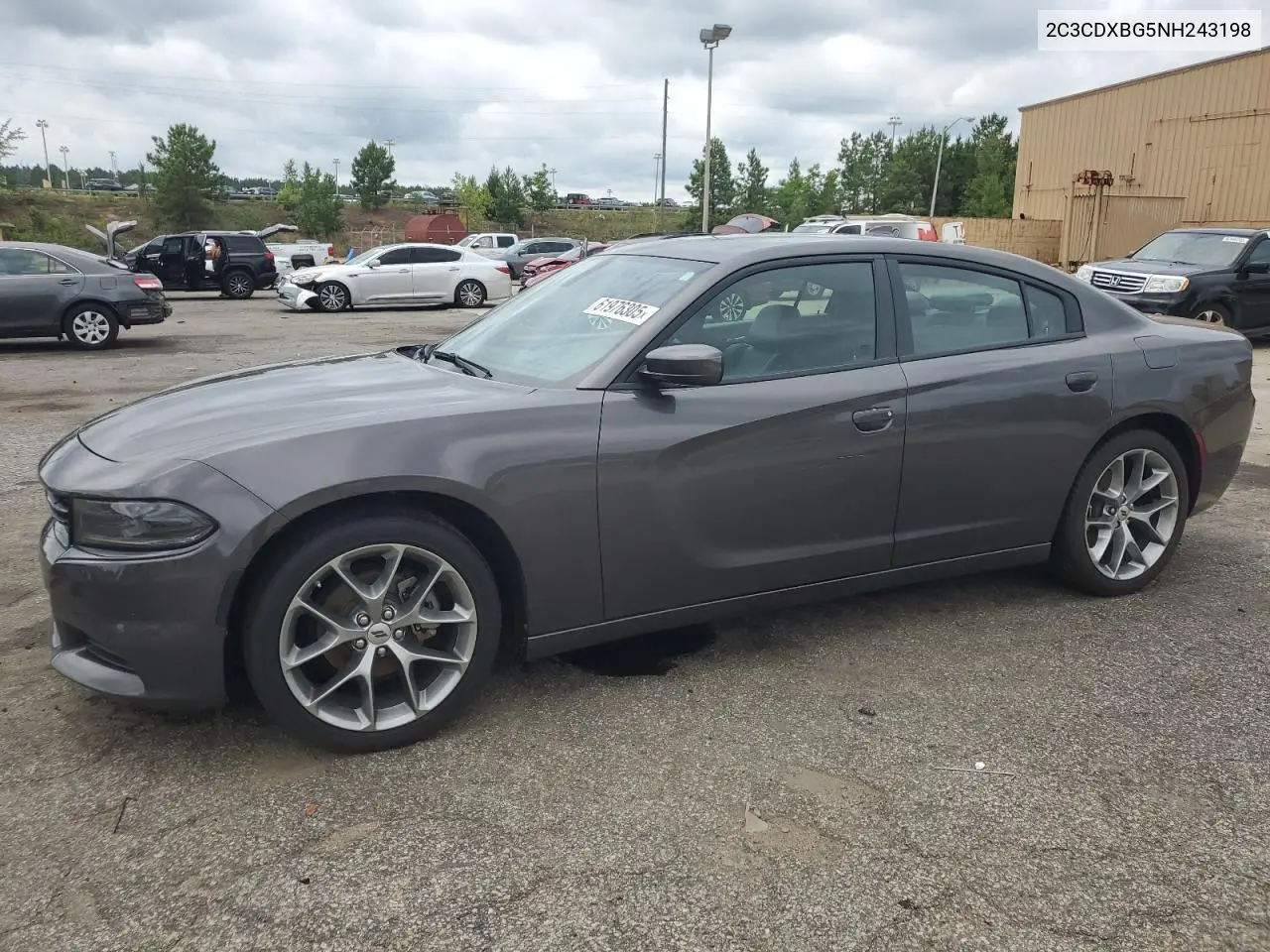 2022 Dodge Charger Sxt VIN: 2C3CDXBG5NH243198 Lot: 61976305
