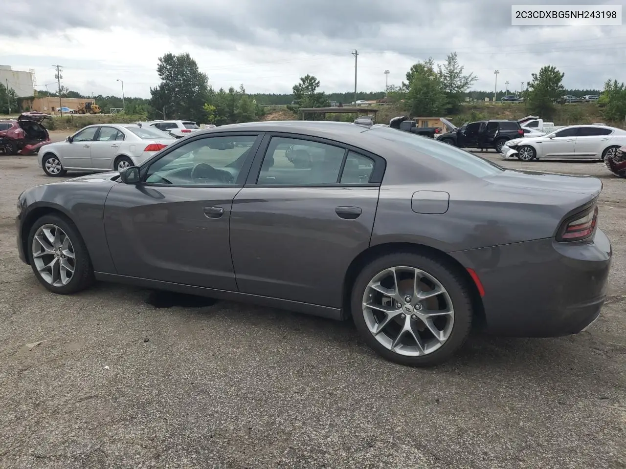 2022 Dodge Charger Sxt VIN: 2C3CDXBG5NH243198 Lot: 61976305