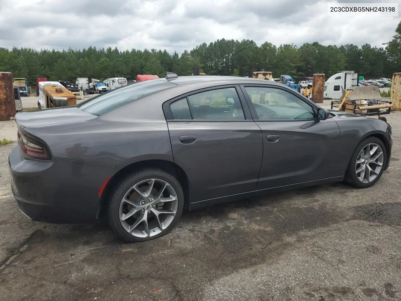 2022 Dodge Charger Sxt VIN: 2C3CDXBG5NH243198 Lot: 61976305