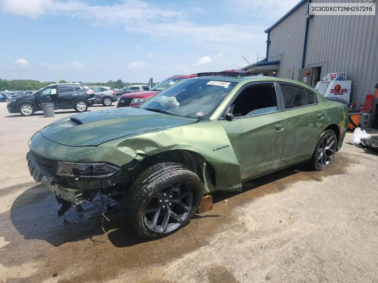 2022 Dodge Charger R/T VIN: 2C3CDXCT2NH257216 Lot: 62511955