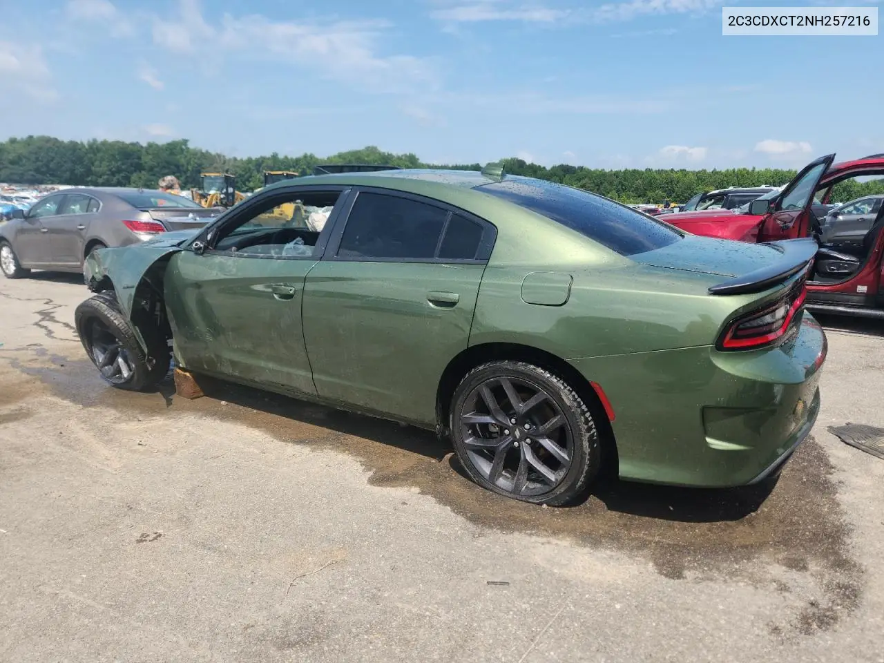 2022 Dodge Charger R/T VIN: 2C3CDXCT2NH257216 Lot: 62511955