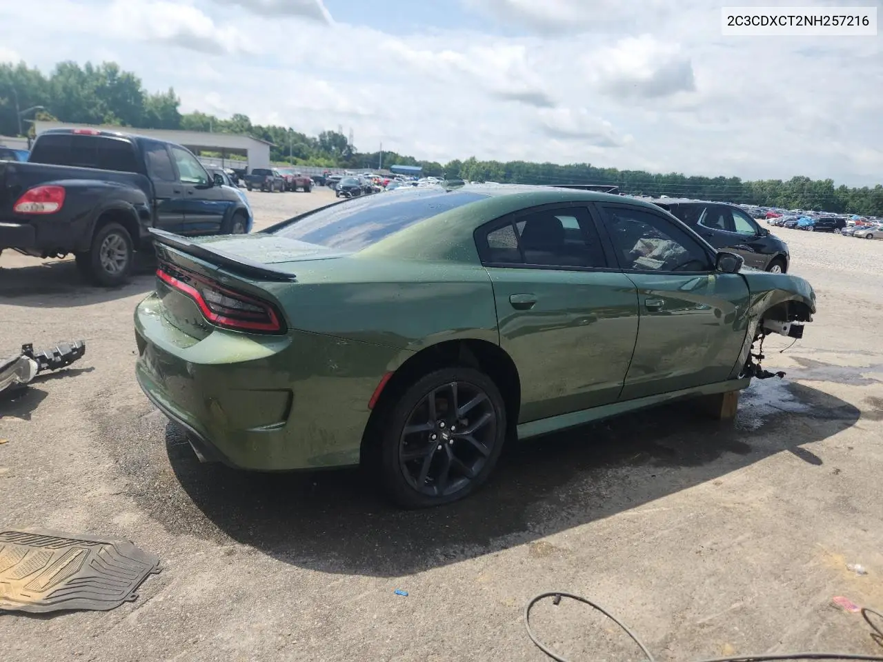 2022 Dodge Charger R/T VIN: 2C3CDXCT2NH257216 Lot: 62511955