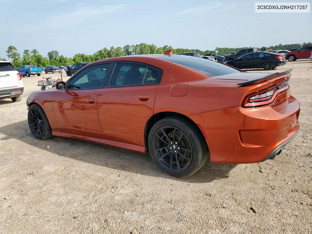 2022 Dodge Charger Scat Pack VIN: 2C3CDXGJ2NH217257 Lot: 62602335