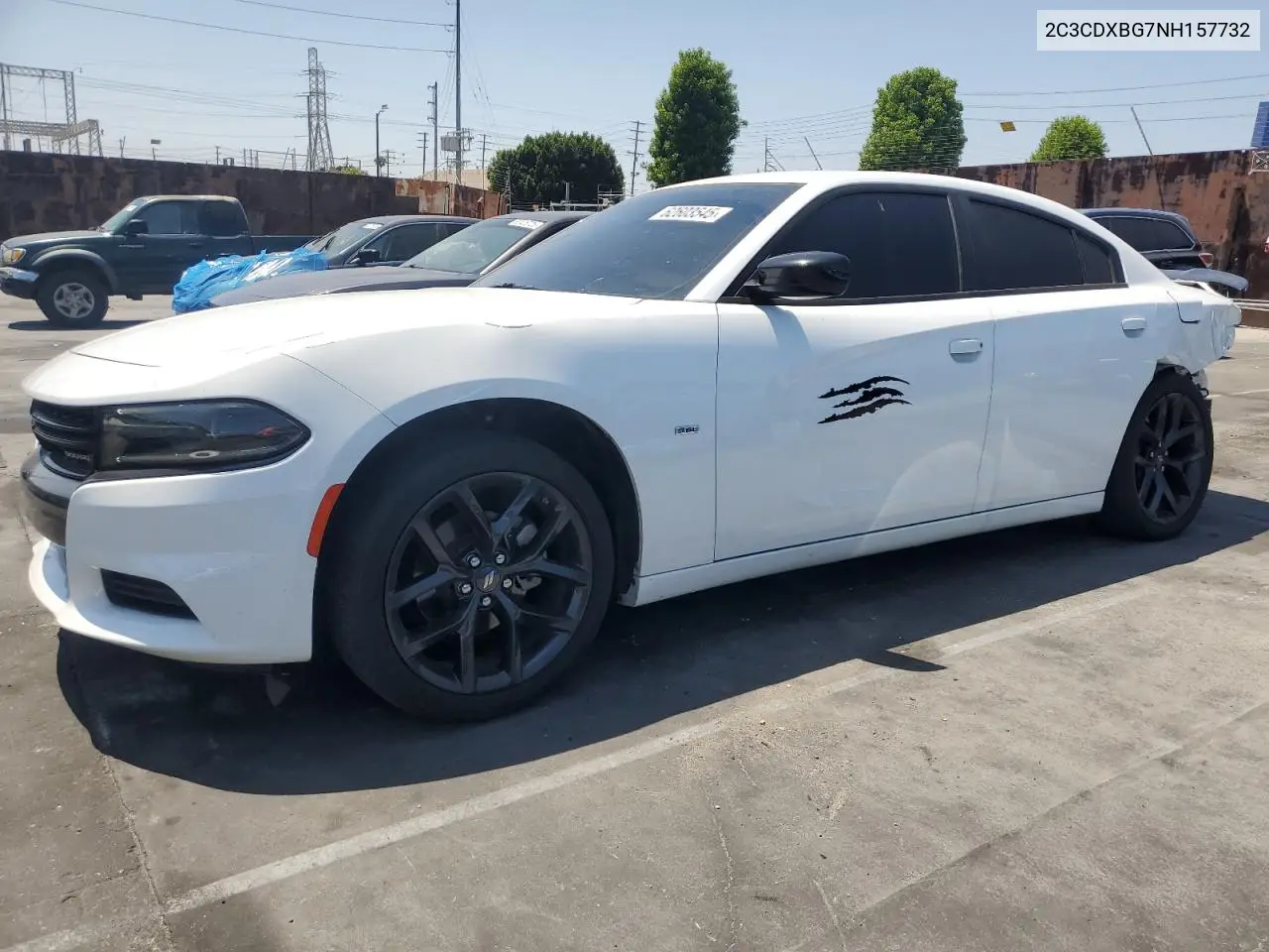 2022 Dodge Charger Sxt VIN: 2C3CDXBG7NH157732 Lot: 62603545