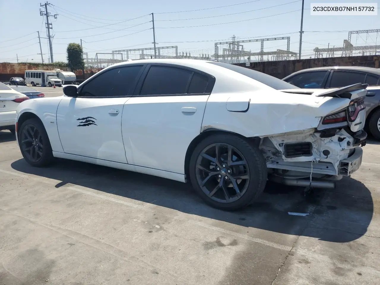 2022 Dodge Charger Sxt VIN: 2C3CDXBG7NH157732 Lot: 62603545