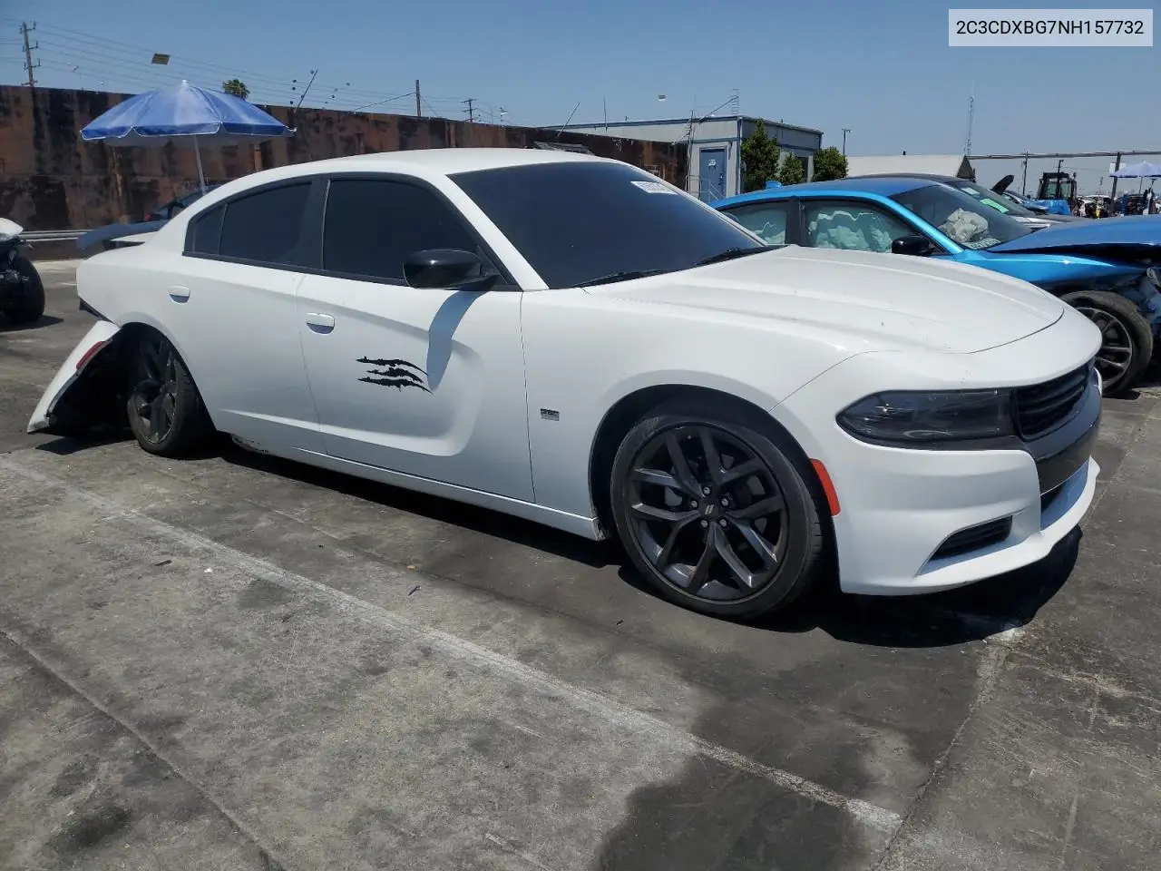 2022 Dodge Charger Sxt VIN: 2C3CDXBG7NH157732 Lot: 62603545
