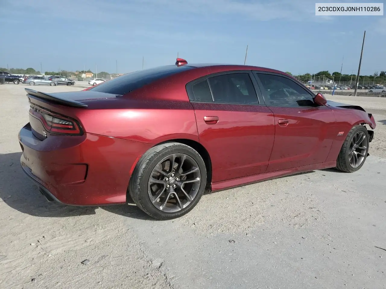 2022 Dodge Charger Scat Pack VIN: 2C3CDXGJ0NH110286 Lot: 62760205