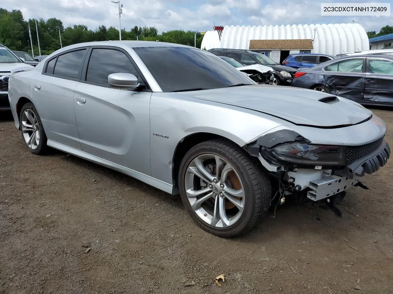 2022 Dodge Charger R/T VIN: 2C3CDXCT4NH172409 Lot: 62895905