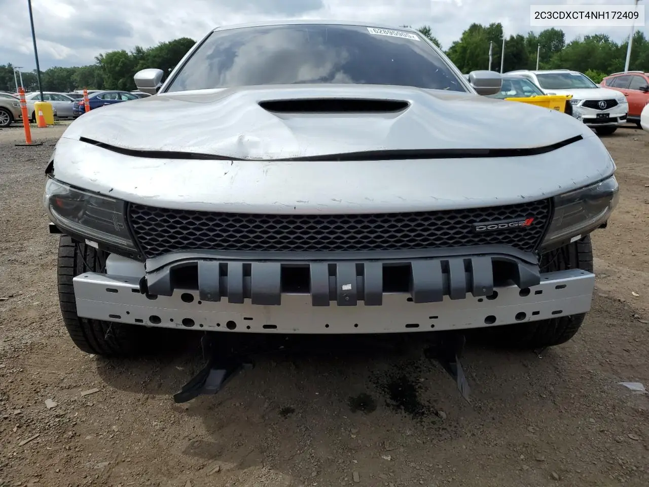 2022 Dodge Charger R/T VIN: 2C3CDXCT4NH172409 Lot: 62895905