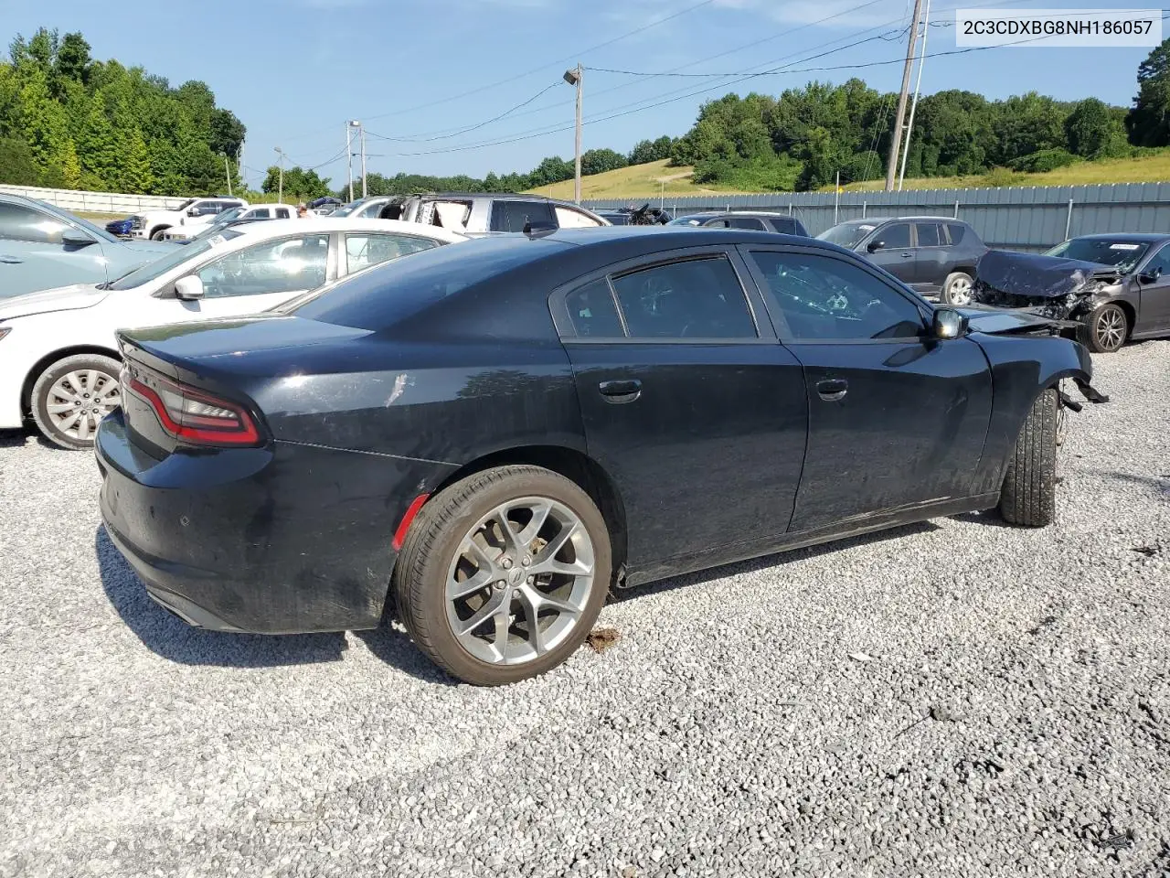 2022 Dodge Charger Sxt VIN: 2C3CDXBG8NH186057 Lot: 63283385