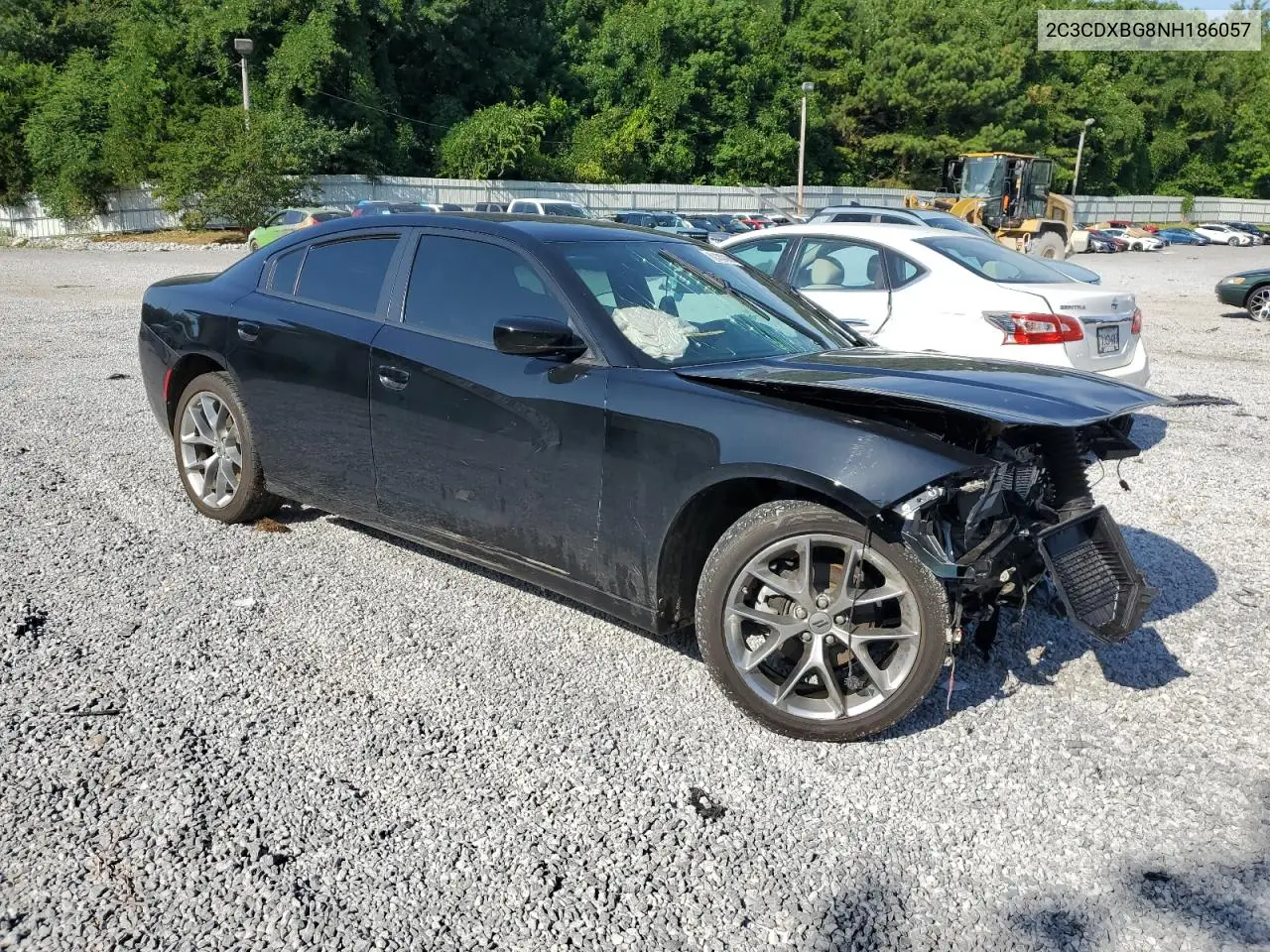 2022 Dodge Charger Sxt VIN: 2C3CDXBG8NH186057 Lot: 63283385