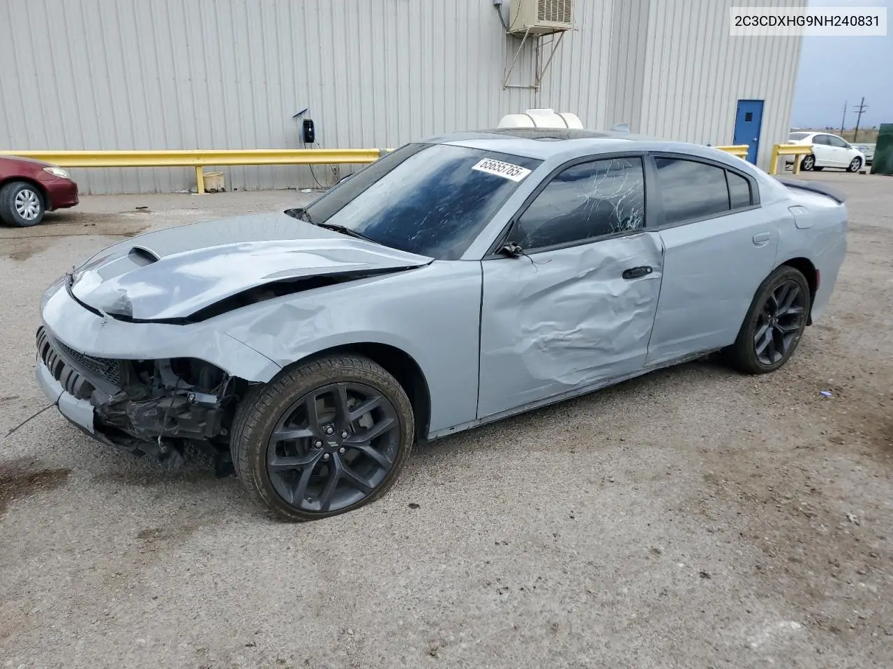 2022 Dodge Charger Gt VIN: 2C3CDXHG9NH240831 Lot: 65655765