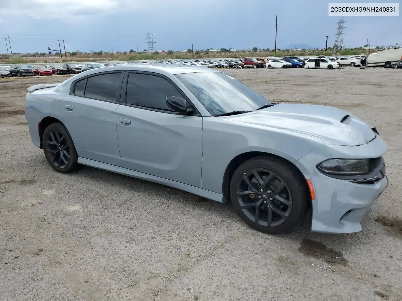 2022 Dodge Charger Gt VIN: 2C3CDXHG9NH240831 Lot: 65655765