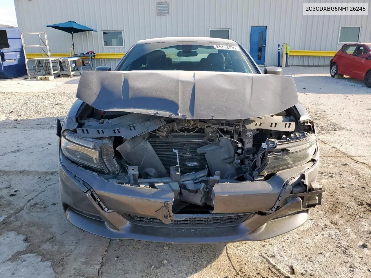 2022 Dodge Charger Sxt VIN: 2C3CDXBG6NH126245 Lot: 65759435