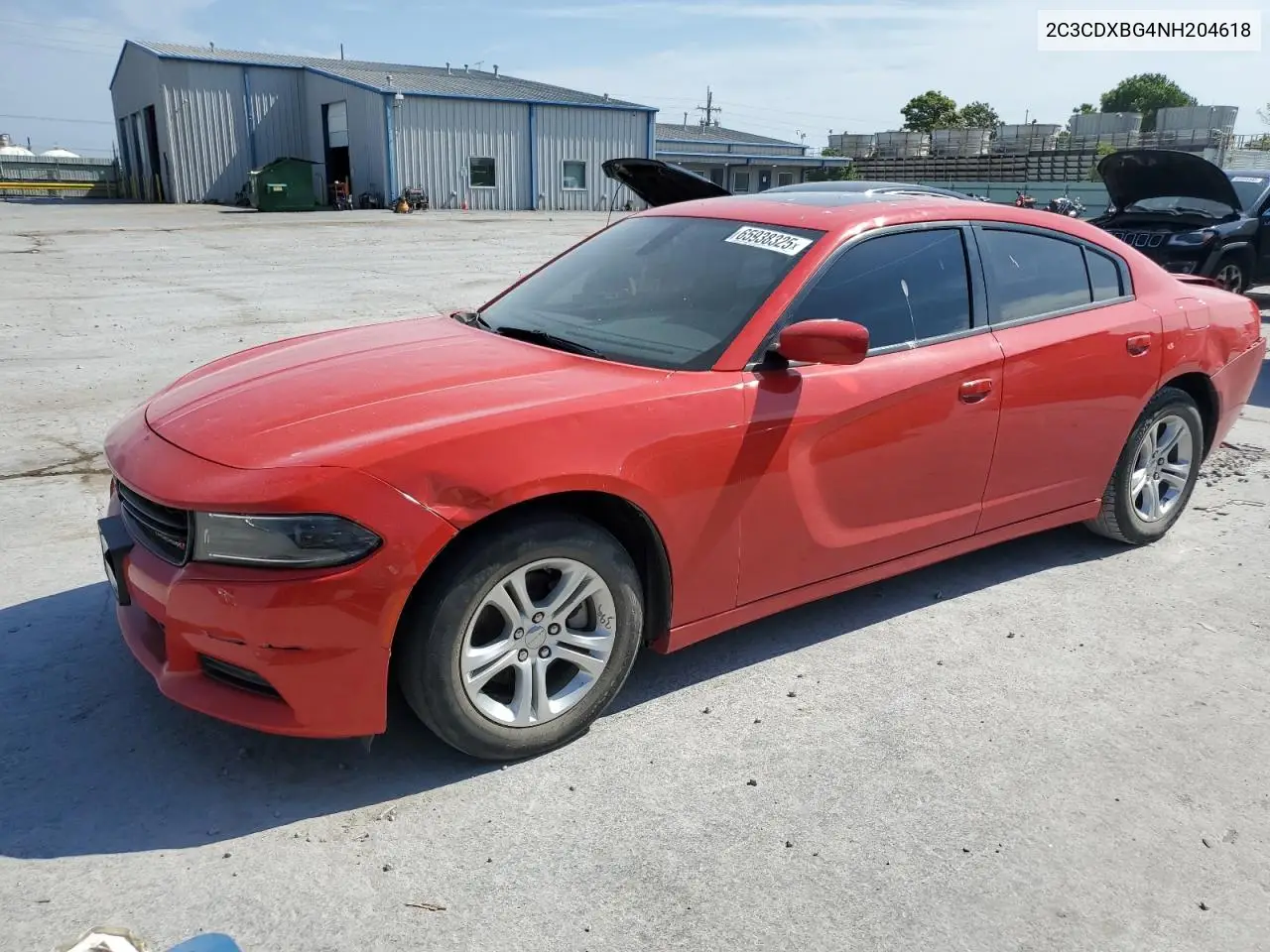 2022 Dodge Charger Sxt VIN: 2C3CDXBG4NH204618 Lot: 65938325