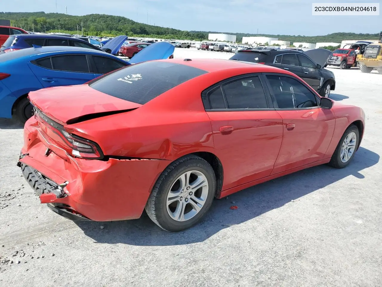 2022 Dodge Charger Sxt VIN: 2C3CDXBG4NH204618 Lot: 65938325