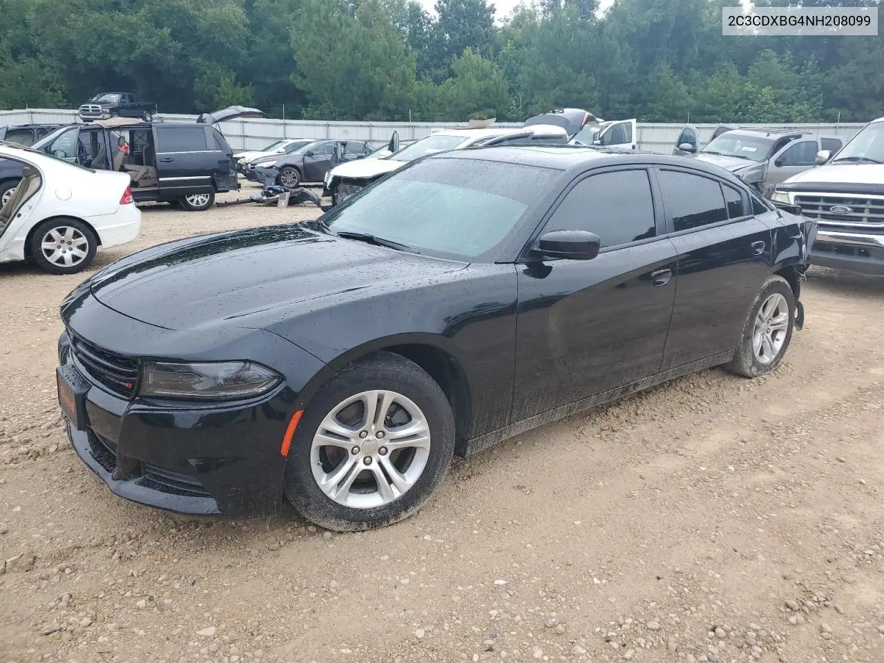 2022 Dodge Charger Sxt VIN: 2C3CDXBG4NH208099 Lot: 66093075