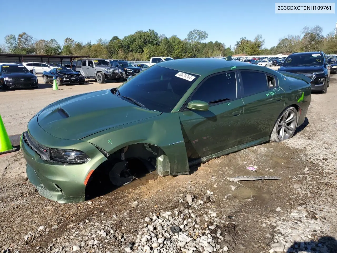 2022 Dodge Charger R/T VIN: 2C3CDXCT0NH109761 Lot: 66261515