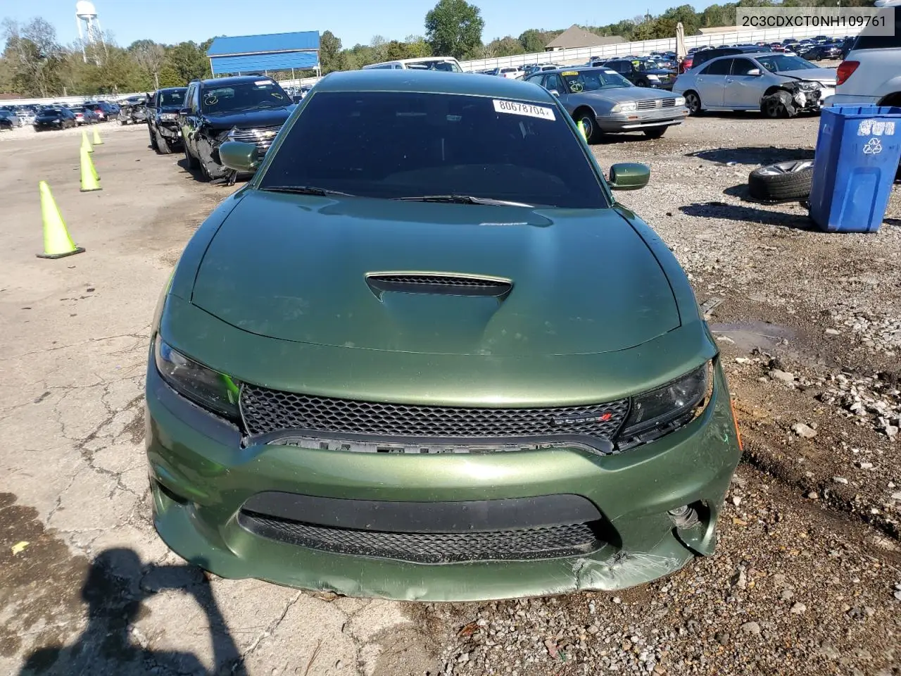2022 Dodge Charger R/T VIN: 2C3CDXCT0NH109761 Lot: 66261515