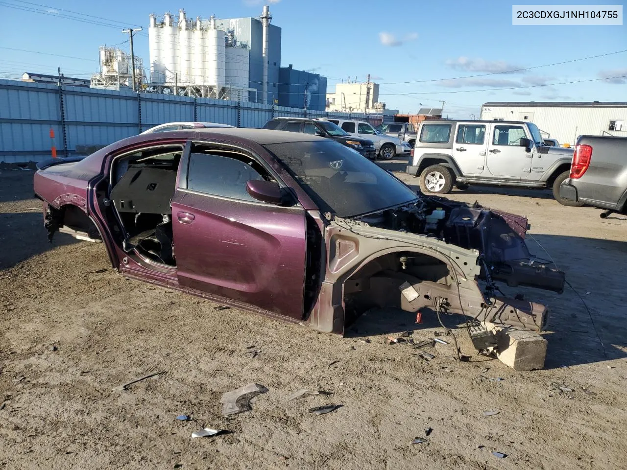 2022 Dodge Charger Scat Pack VIN: 2C3CDXGJ1NH104755 Lot: 78891944