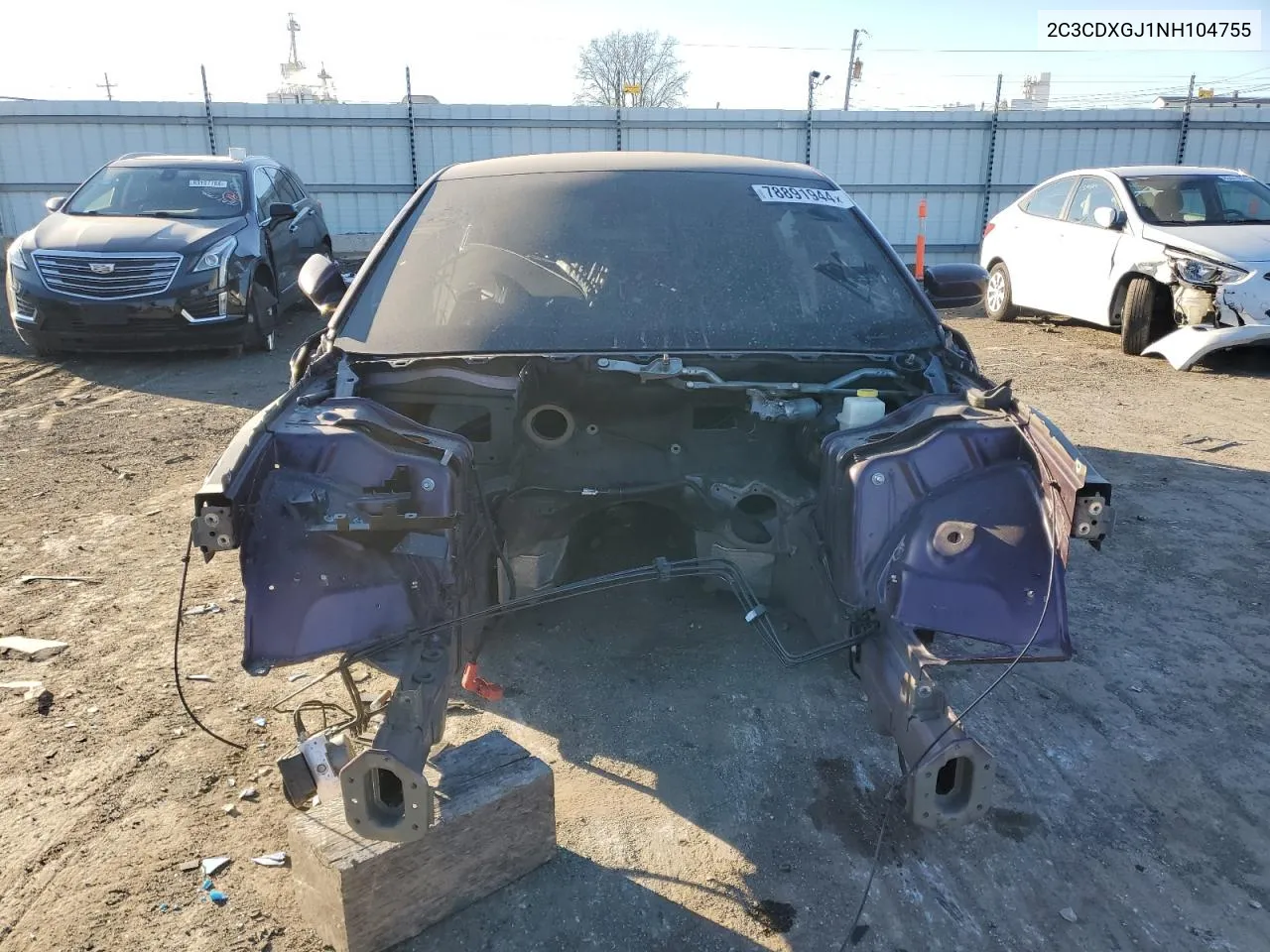 2022 Dodge Charger Scat Pack VIN: 2C3CDXGJ1NH104755 Lot: 78891944