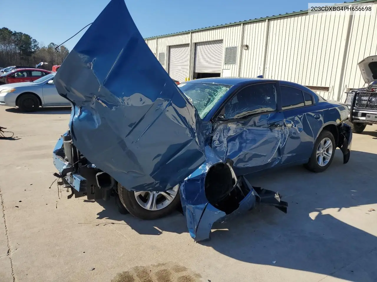 2023 Dodge Charger Sxt VIN: 2C3CDXBG4PH656698 Lot: 48195615