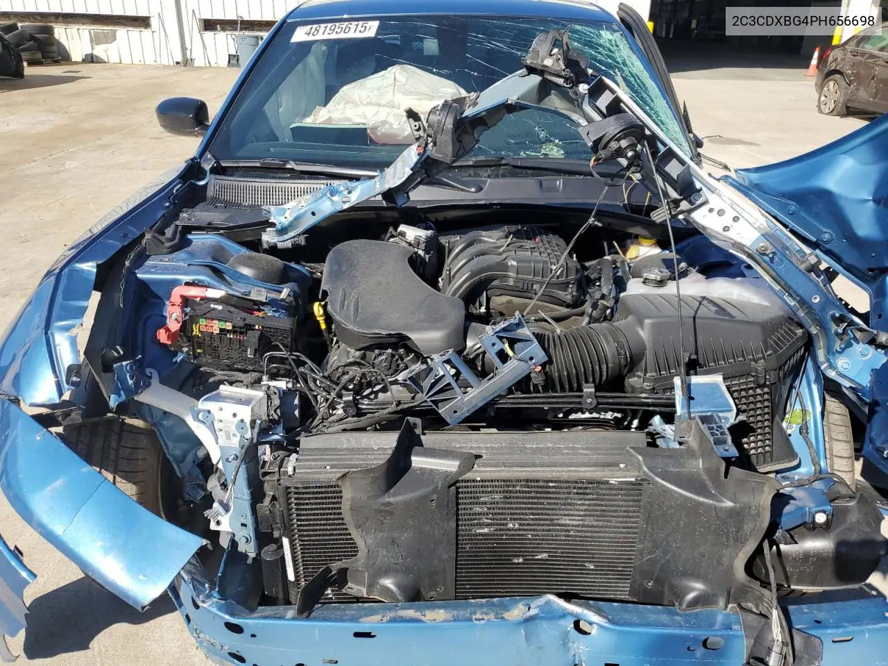 2023 Dodge Charger Sxt VIN: 2C3CDXBG4PH656698 Lot: 48195615