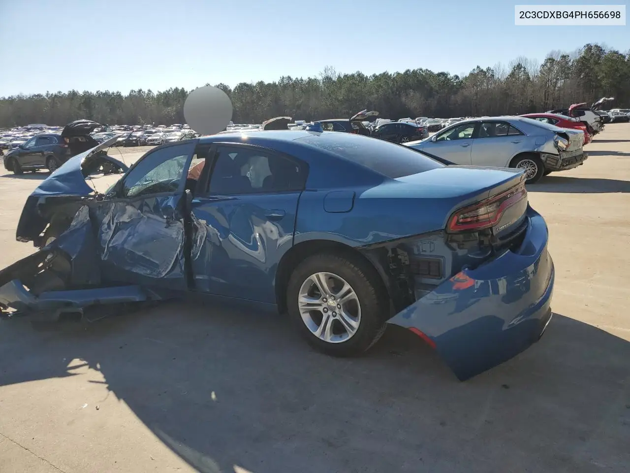 2023 Dodge Charger Sxt VIN: 2C3CDXBG4PH656698 Lot: 48195615
