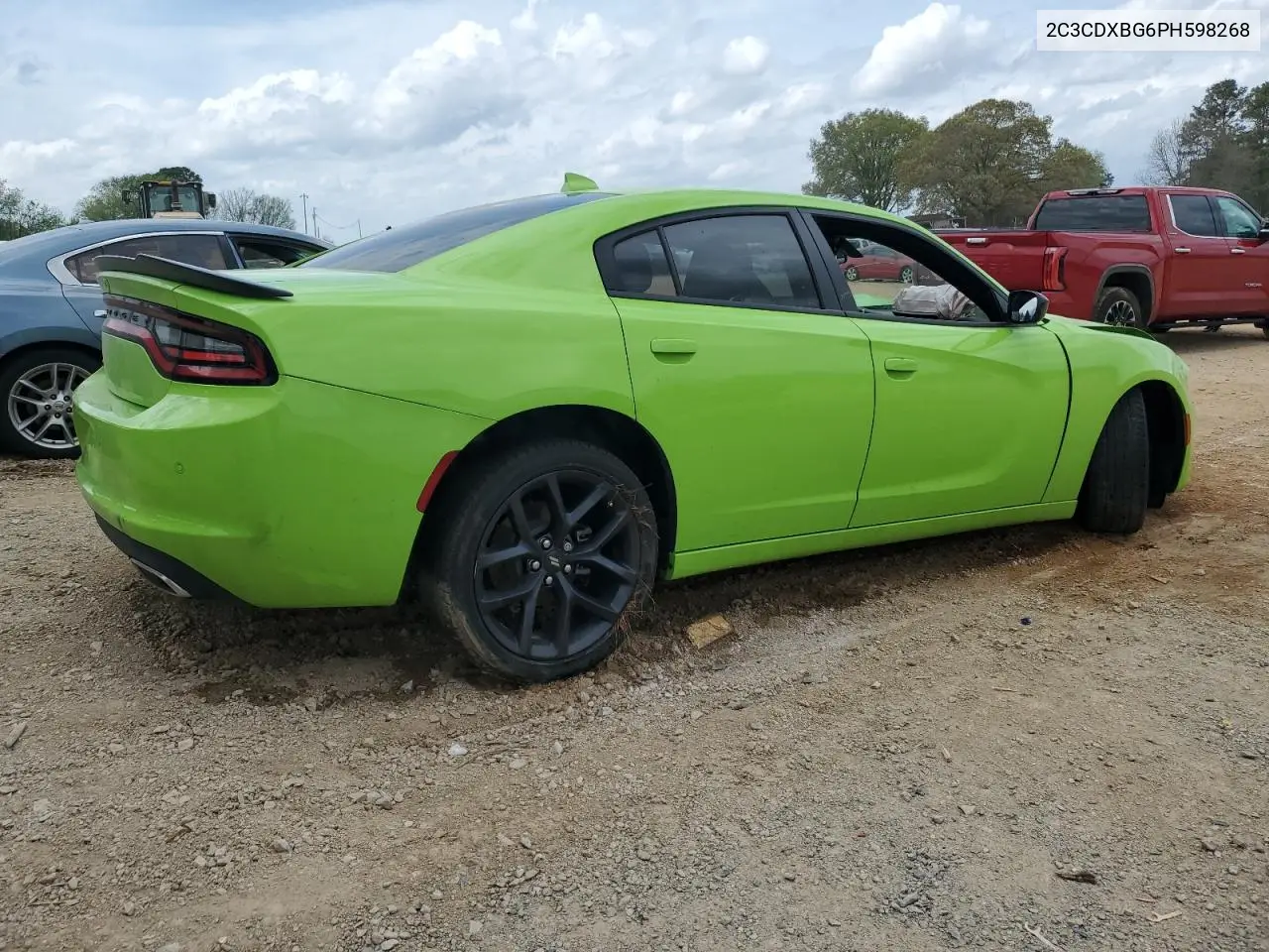2023 Dodge Charger Sxt VIN: 2C3CDXBG6PH598268 Lot: 51530335
