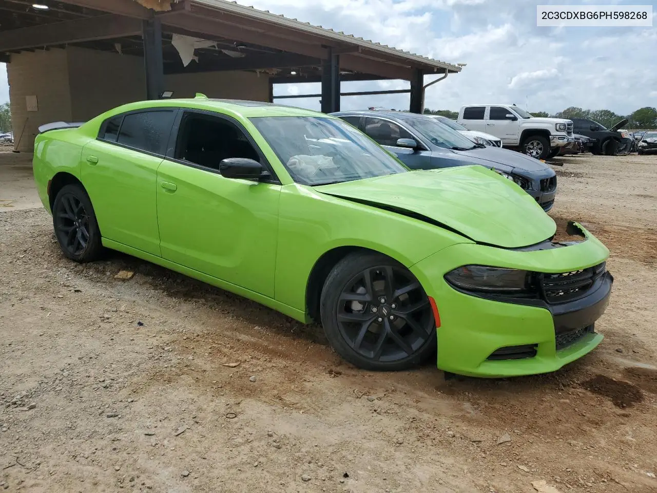 2023 Dodge Charger Sxt VIN: 2C3CDXBG6PH598268 Lot: 51530335