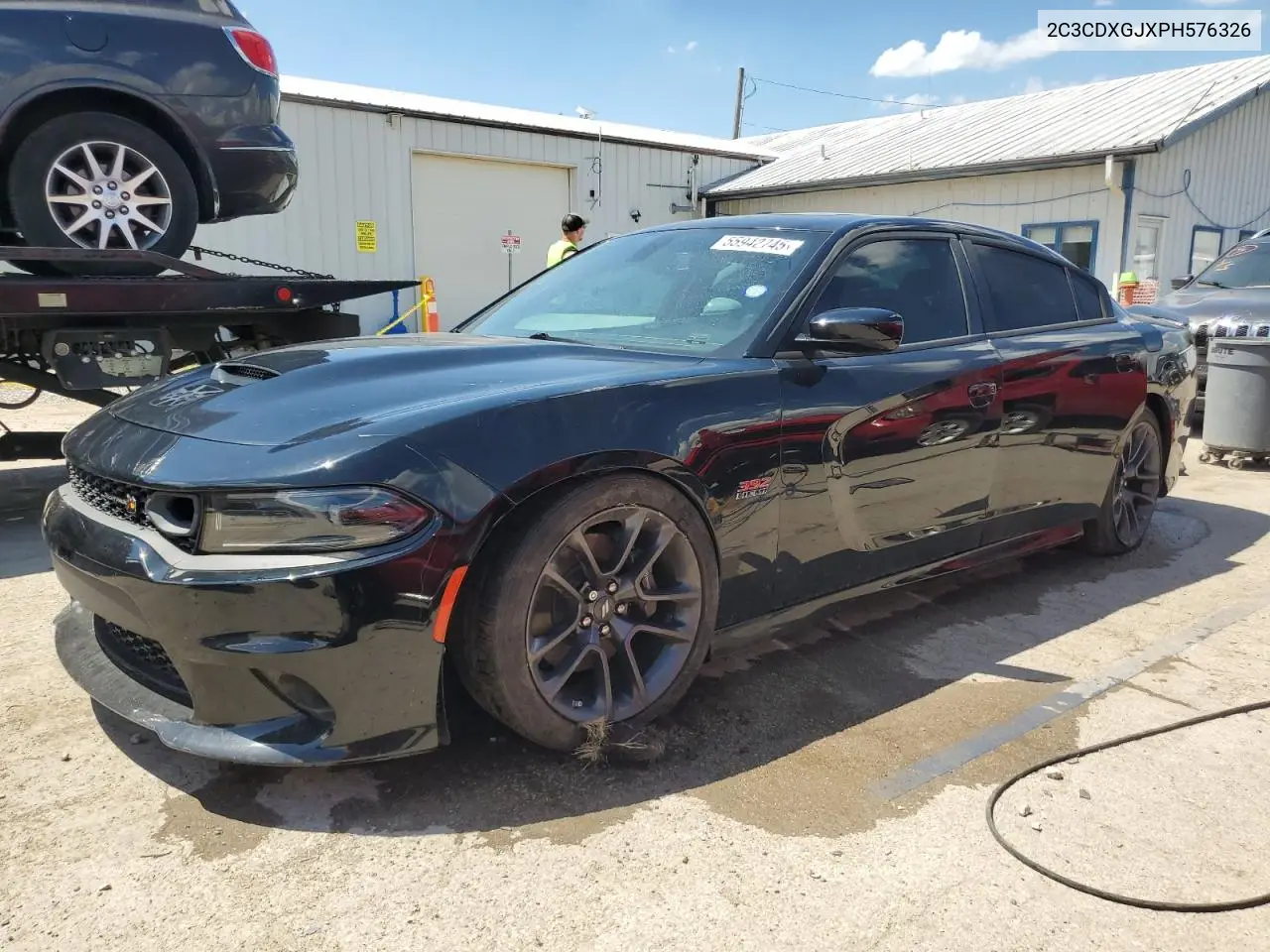 2023 Dodge Charger Scat Pack VIN: 2C3CDXGJXPH576326 Lot: 55942745